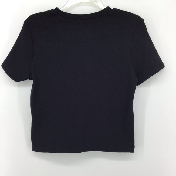 ZARA pearl neckline short crop top size small - Picture 2 of 5